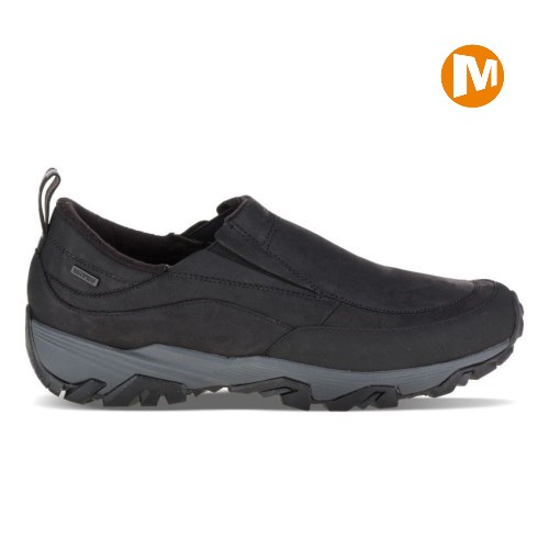 Pánské Slip On Boty Merrell ColdPack Ice+ Moc Waterproof Černé (CZ. LAUPR)